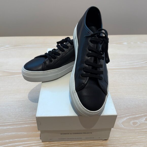 WOMAN by COMMON PROJECT Tounament low super in leather - Picture 3 of 7